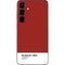 Scarlet Red Galaxy S25 Skin